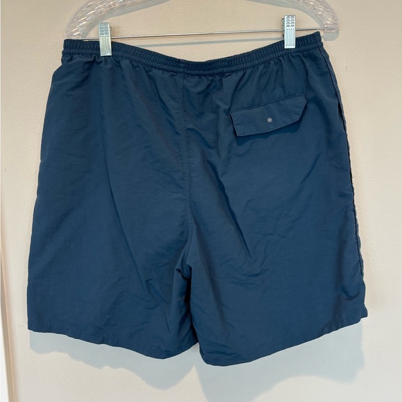 Patagonia Navy Elastic-Waist Men's Swim Trunks - Picture 2 of 6